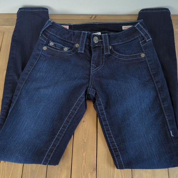 True Religion Originals Halle 8” Rise Super Skinny Jeans - Picture 2 of 16